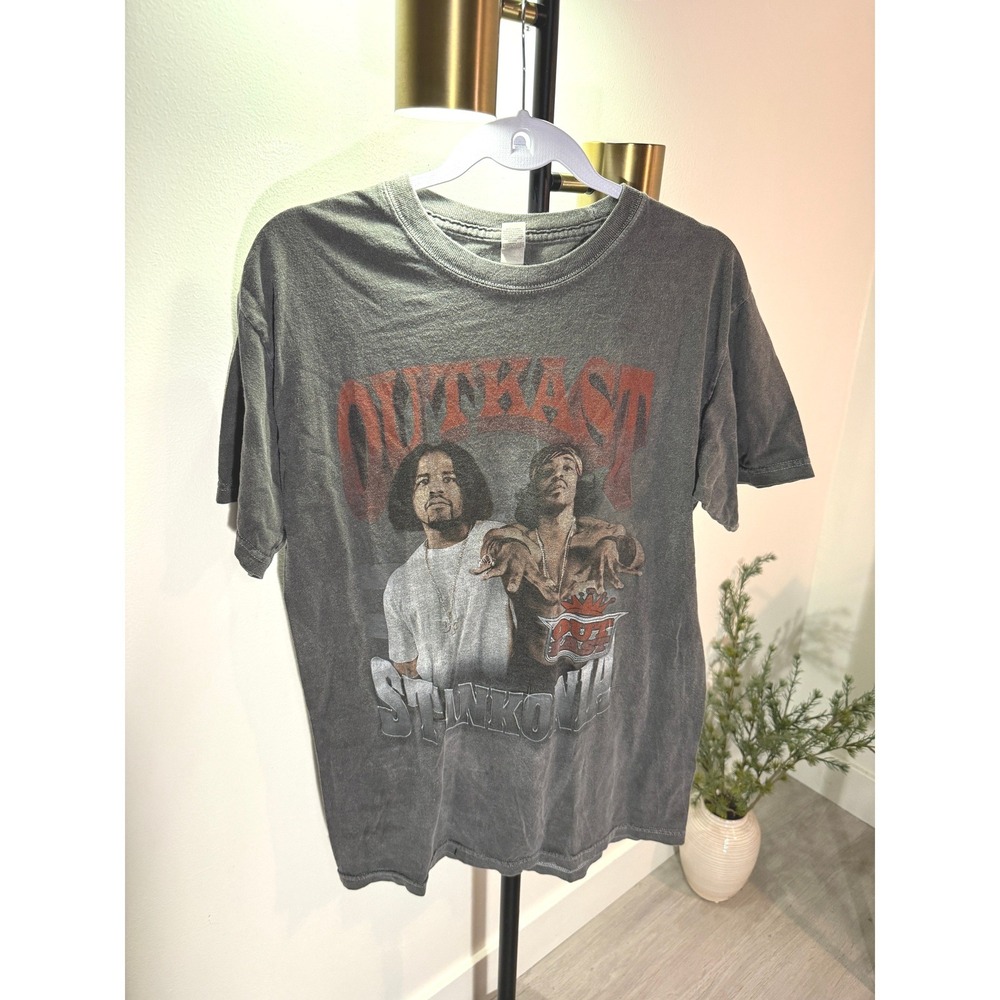 OutKast Stankonia collectors rap tee preworn fair condition gray Med. y2k t shrt